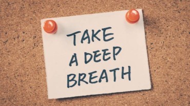 Breathing exercises for taking deep breaths 